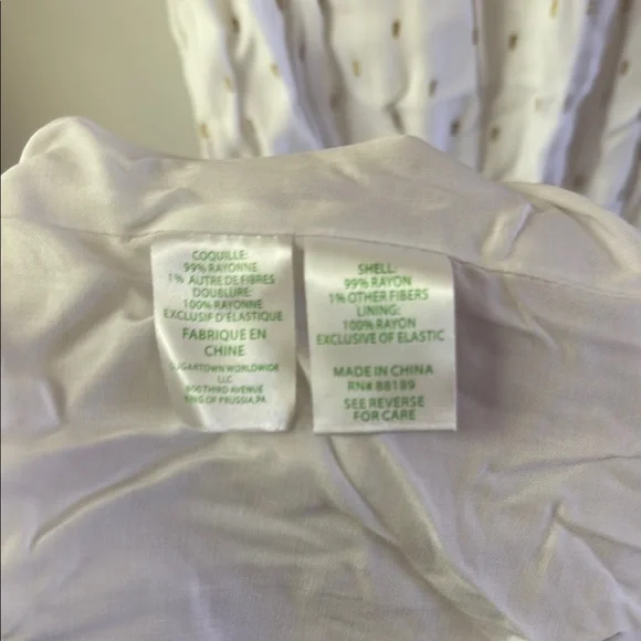 Lilly Pulitzer Chaya White Sleeveless Kids Dress - Picture 6 of 8